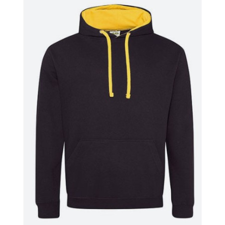 hoody zwart geel maat L