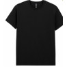 Light cotton adult t-shirt zwart L