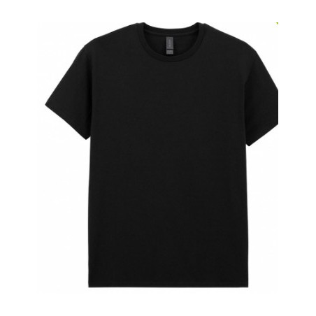 Light cotton adult t-shirt zwart S