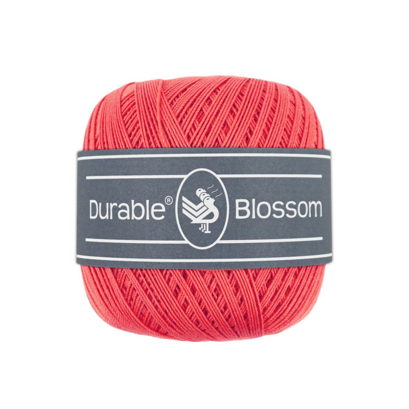 Durable Blossom brei- en haakgaren 50 gram  2190 Coral