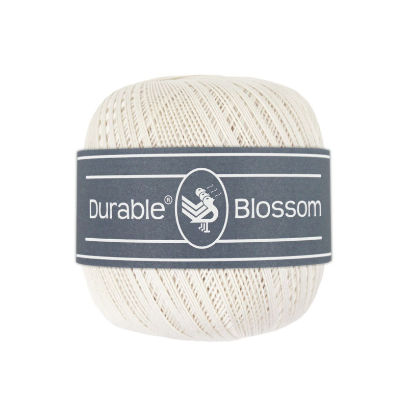 Durable Blossom brei- en haakgaren 50 gram  326 Ivory