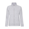 Premium sweat jacket fruit off the loom heather grey XXL dames