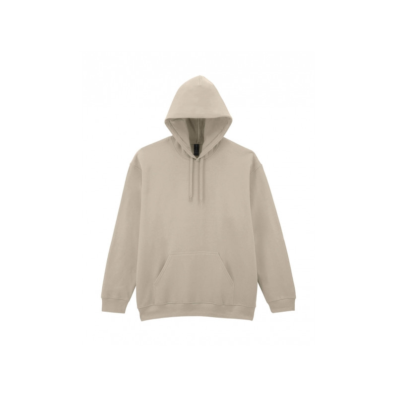 Softstyle Midweight Fleece adult XL sand hoody