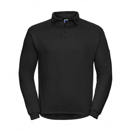 Heavy Duty Workwear Sweatshirt collar M zwart