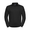 Heavy Duty Workwear Sweatshirt collar M zwart
