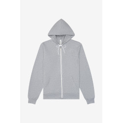 Unisex Poly Cotton Full zip hoody bella canvas xl heather grey