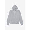 Unisex Poly Cotton Full zip hoody bella canvas xl heather grey