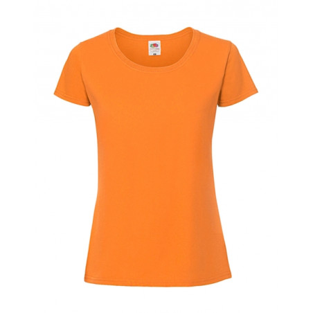 Lady Fit premium t shirt oranje L