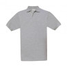 B&C polo safran heather grey S