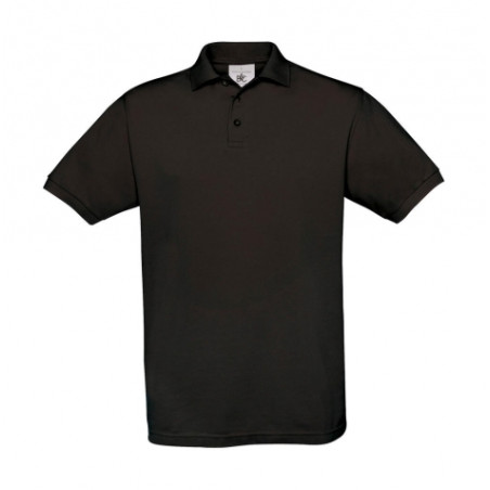 B&C polo safran zwart M