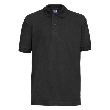 Russel polo kind maat M zwart