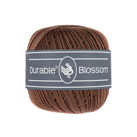 Durable Blossom brei- en haakgaren 50 gram  Kleur 385 Coffee