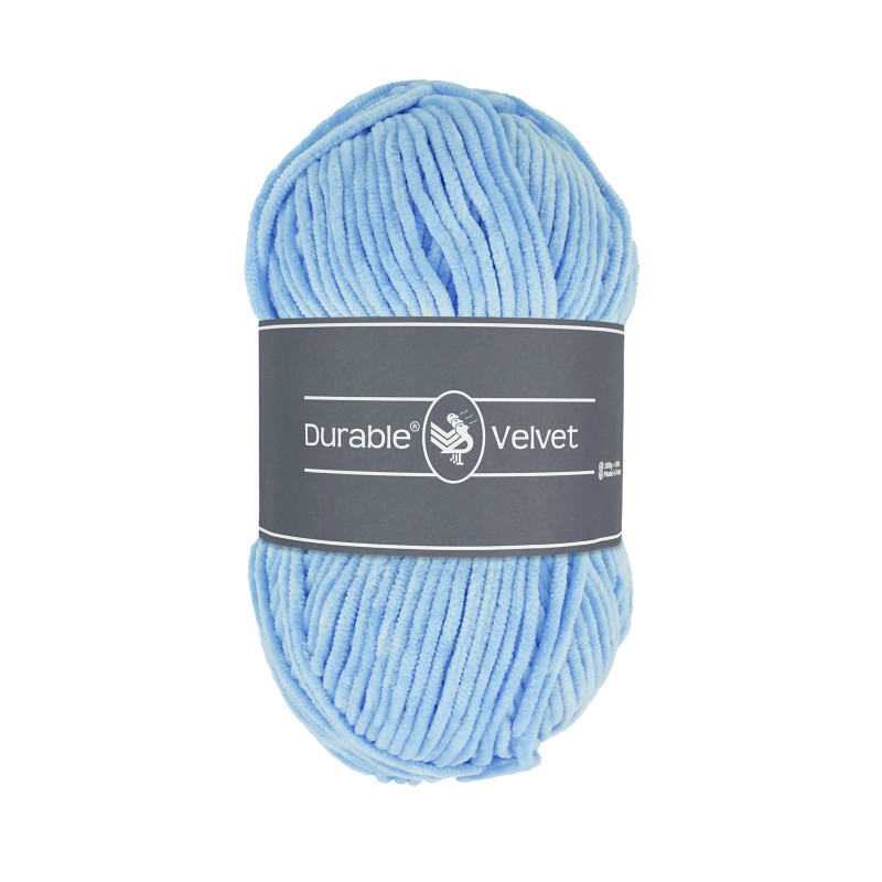 Durable  Velvet brei- en haakgaren 100 gram 180 meter 282 Light Blue