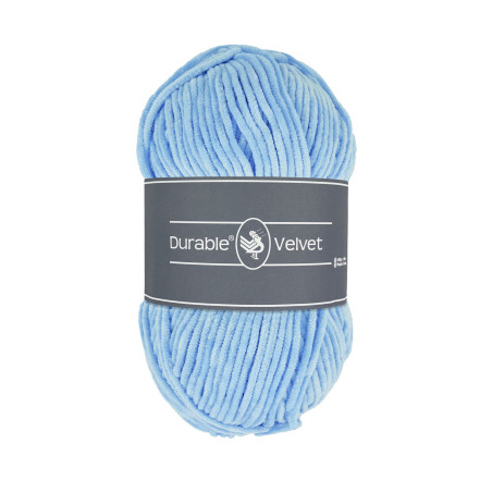 Durable  Velvet brei- en haakgaren 100 gram 180 meter 282 Light Blue