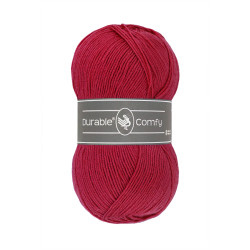 Durable Comfy brei- en haakgaren 100gr 317 deep red