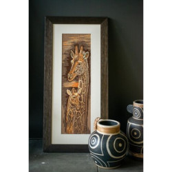 Lanarte moeder met baby giraffe borduren pn-0008228 Aida