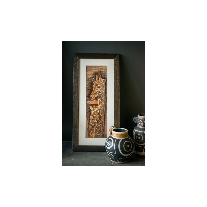 Lanarte moeder met baby giraffe borduren pn-0008228 Aida