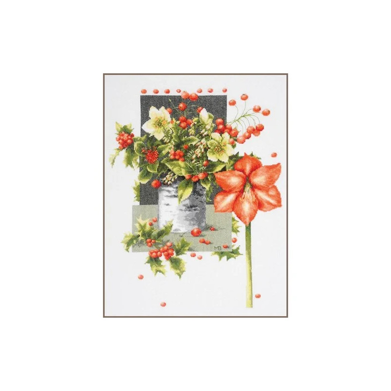 Borduurpakket Lanarte  Holly Molly Amaryllis  PN-0198291