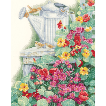 Borduurpakket Lanarte Stilleven tuin - PN-0021534