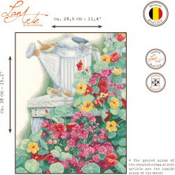 Borduurpakket Lanarte Stilleven tuin - PN-0021534