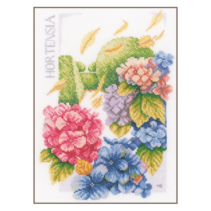 Borduurpakket Lanarte Hydrangea Power pn-0146539