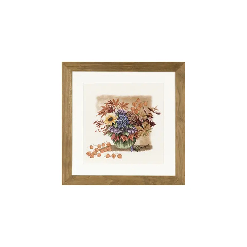 Borduurpakket Lanarte Herfstboeket - PN-0008269