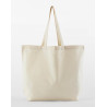 organic cotton maxi bag tas ecru