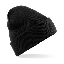 muts cuffed beanie zwart