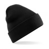muts cuffed beanie zwart