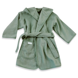 Badjas stone green  4-6 jaar