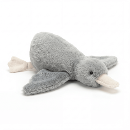 Eend Guusje, 28cm grijs
