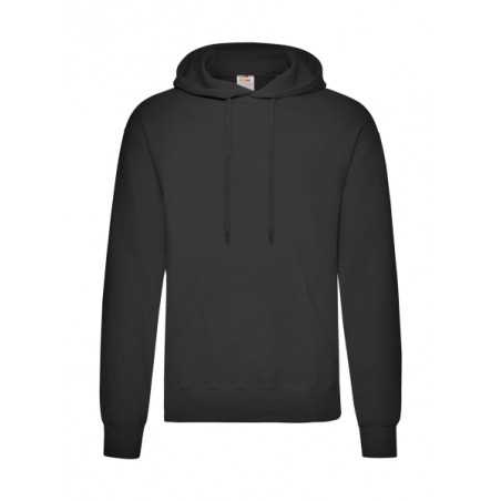 Classic Hooded hoody Sweat fruit of the loom xxl zwart