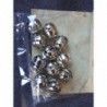belletjes 12 stuks zilver