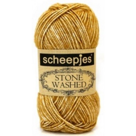 Stone washed 809 Yellow jasper