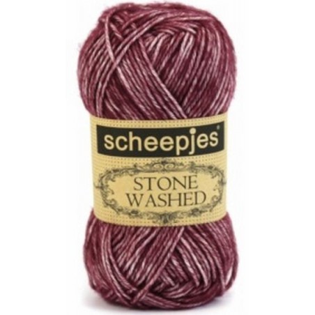 Stone washed 810 Garnet
