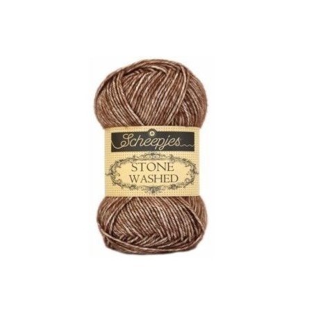 Stone washed 822 brown agate