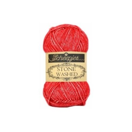 Stone washed 823 carnelian