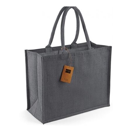 Jute tas grijs
