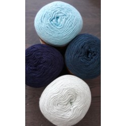 Zomerdeken cal mint blauw 1 persoons