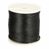 Satijnkoord 3mm per meter zwart