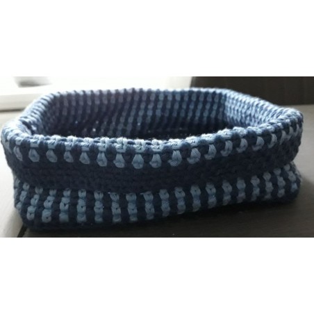 Haakpatroon mand groot vierkant