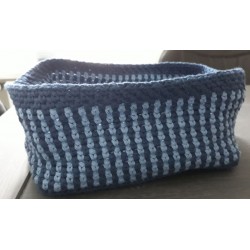 Haakpatroon mand groot vierkant