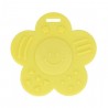 BIJTRING BLOEM DICHT 60MM geel