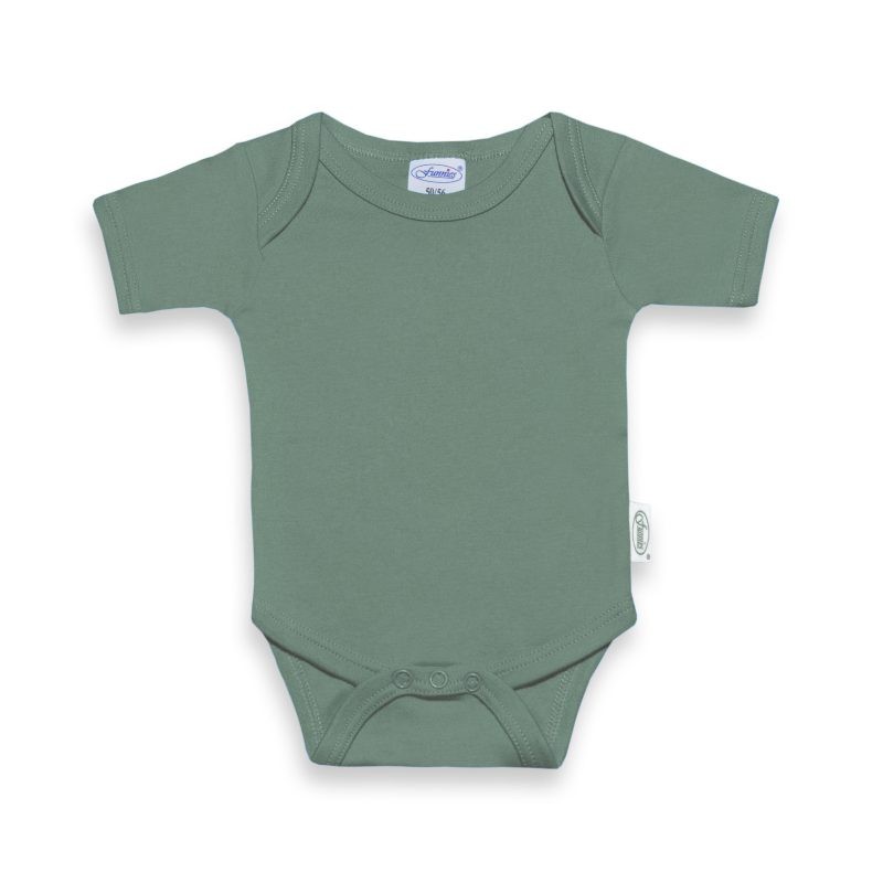 Romper Uni Line Stone green, 62-68