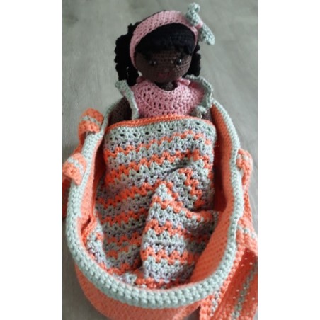 Aankleedpop met reiswieg pakket B CAL