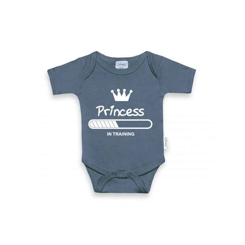 ROMPER UNI LINE GREY/BLUE princess