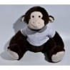 Knuffel donkere aap met shirt of slap