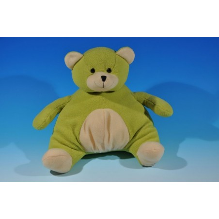 Knuffel beer groen met T-shirt of slab