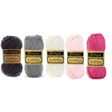 HOME ISLE Pakket 2  s.f. grijs/roze