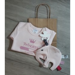 Babypakket Line blush romper (princess) met ollie tut